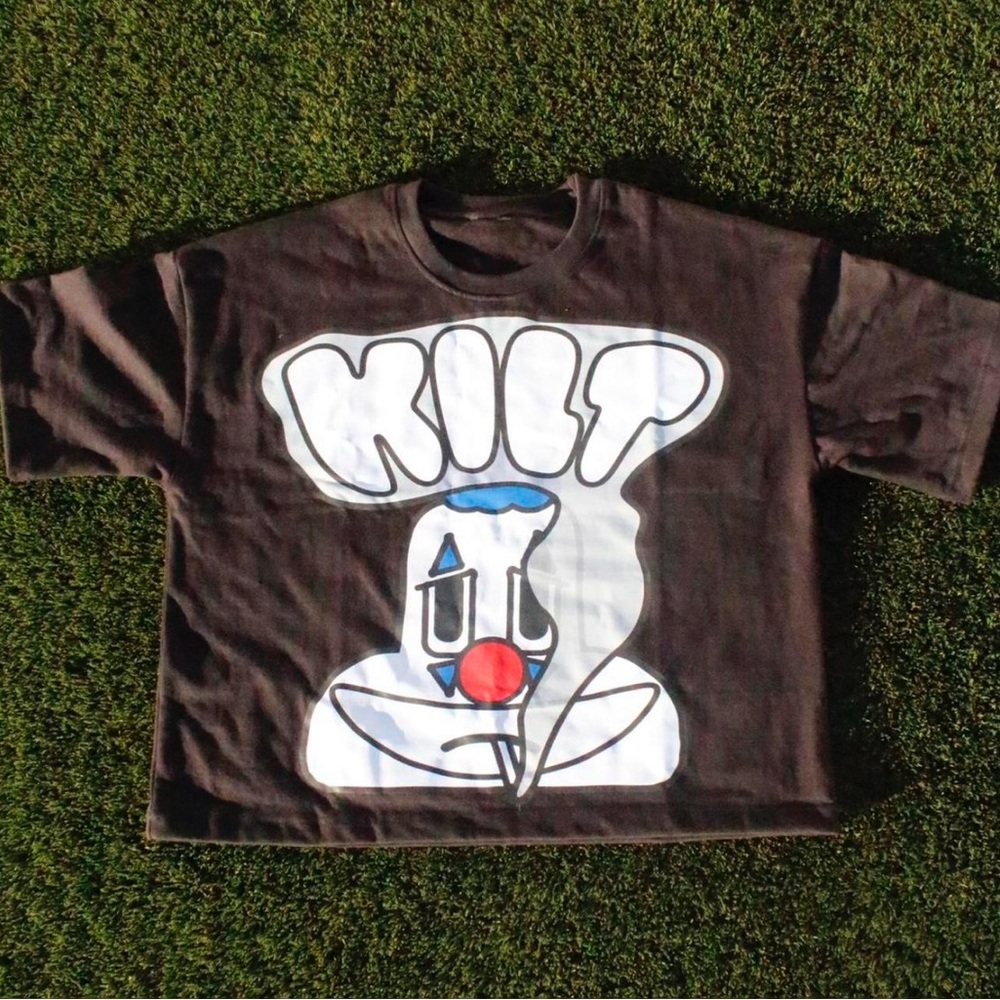 KILT Clown Graphic Cropped Tee